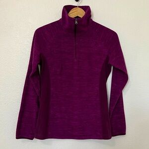 2/$30 Columbia fleece purple pullover winter top.  Size Small